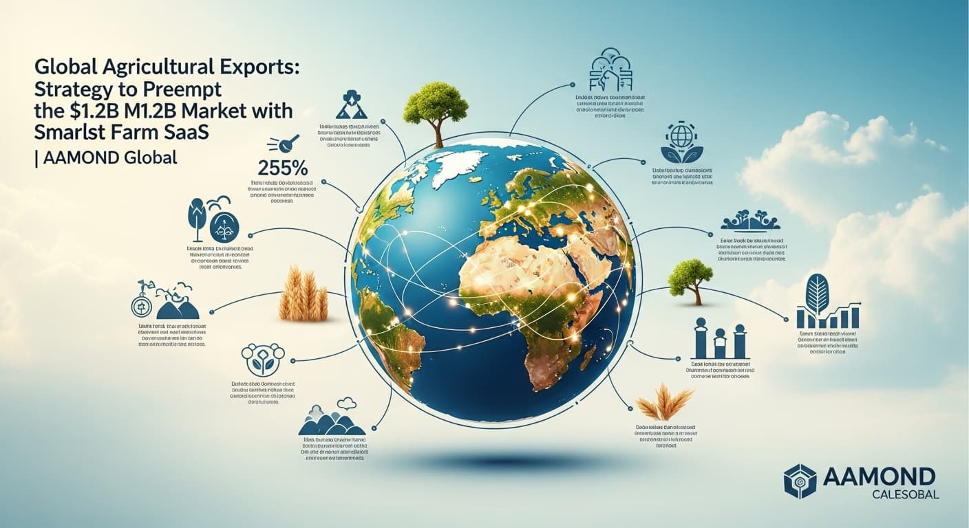 스마트 농업 SaaS: $1.2B 시장 기회와 농업 수출 수익 극대화 전략