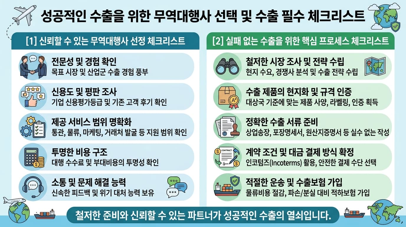 무역 대행사 선정, 실패 없는 수출을 위한 필수 체크리스트 | AAMOND Global