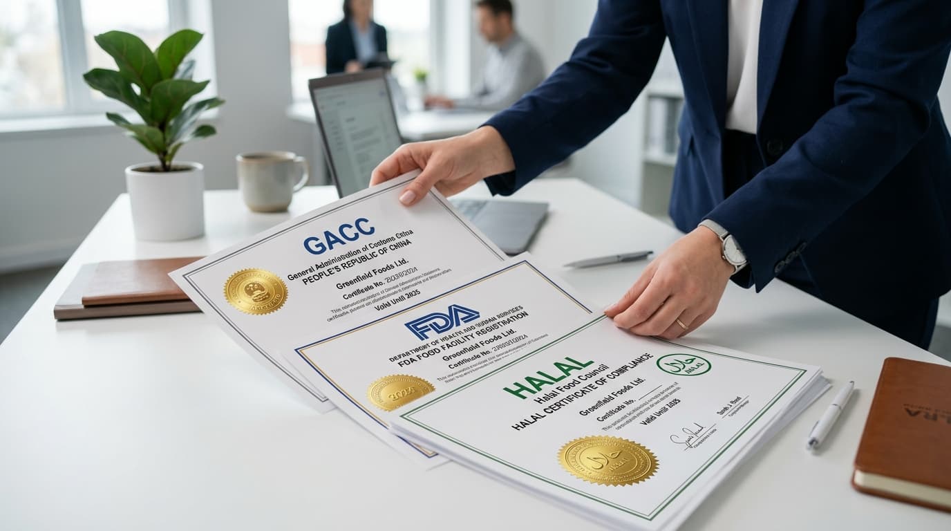 해외 식품 수출 성공 전략: 미국 FDA, 중국 GACC, 중동 할랄 인증 완벽 가이드