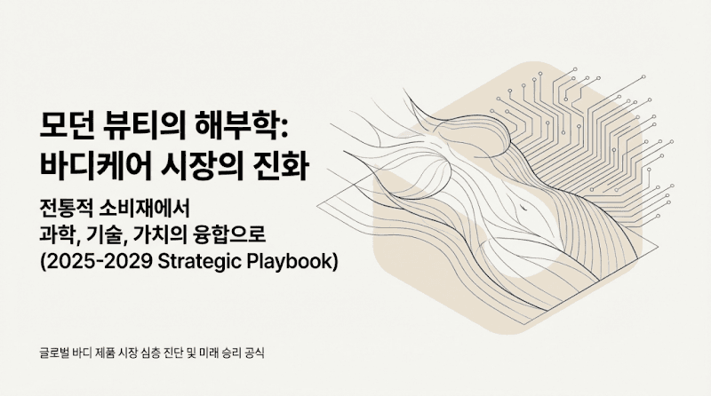 1조 달러 바디케어 시장, 2025-2029 수출 전략: 과학, 기술, 가치 융합