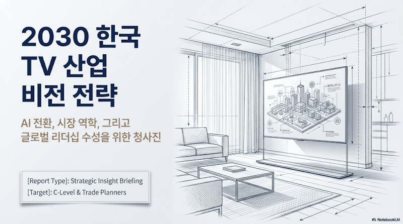 2030 한국 TV 산업 비전 전략: AI 전환과 글로벌 리더십 수성을 위한 청사진
