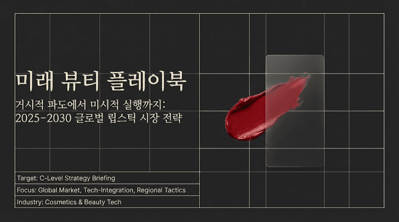 2025-2030 글로벌 립스틱 시장 전략: 수출 성공을 위한 5가지 핵심 행동 지침 | AAMOND Global