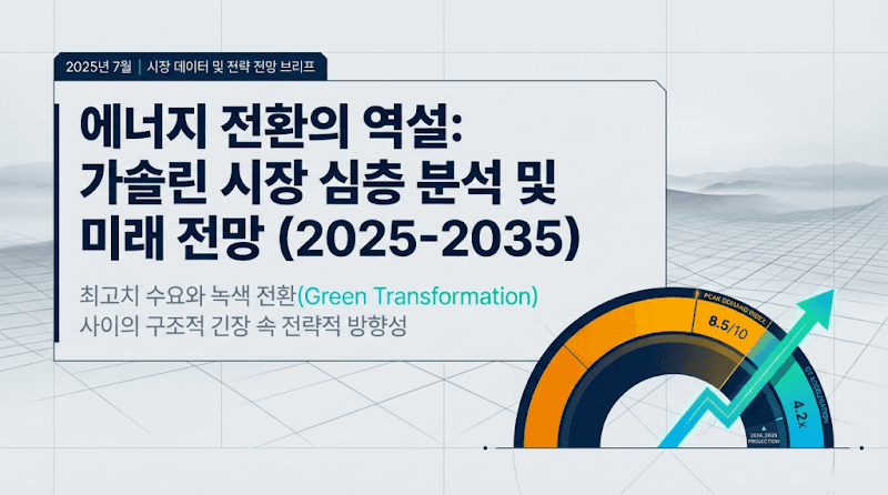 한국 가솔린 시장 심층 분석: 에너지 전환의 역설과 수출 전략 (2025-2035)