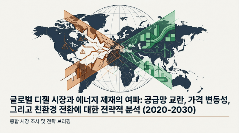 글로벌 디젤 시장 변동성 돌파 전략: 공급망 재편 및 친환경 전환 (2025-2030 B2B 수출 전략)