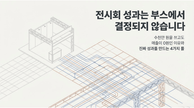 전시회 성과, 부스 아닌 '이것'으로 결정된다? 수출 매출 4가지 황금률