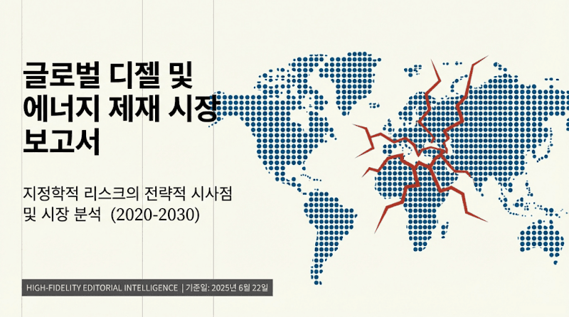 글로벌 디젤 시장 전망: 제재, 친환경 전환, 수출 전략 (2025-2030)