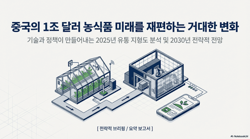 중국 농식품 시장 $1조 재편: 수출 전략, 디지털 유통 및 GACC 규제