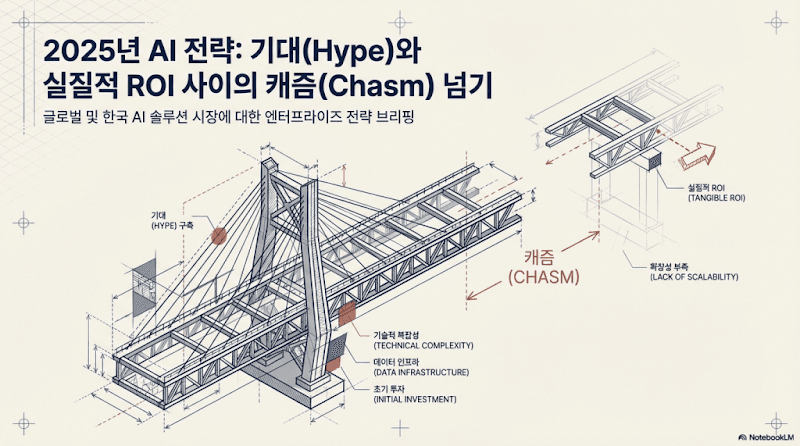 2025년 AI 전략: 캐즘을 넘어 실질적 ROI 확보로 수출 경쟁력 강화 방안